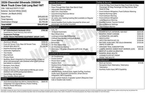 2026 Chevrolet Silverado 2500 WT