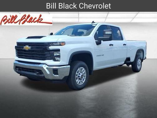 Summit White 2026 Chevrolet Silverado 2500 Crew Cab, Long Bed, WT, RWD