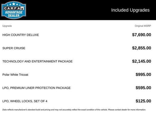 2026 Chevrolet Suburban High Country, 4WD