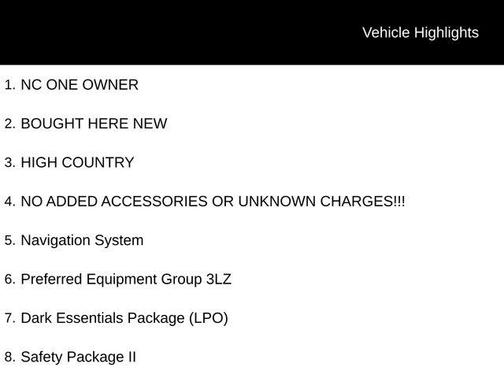 2022 Chevrolet Silverado 1500 High Country