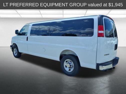 Summit White 2026 Chevrolet Express 3500 3500 Extended Wheelbase, LT, RWD