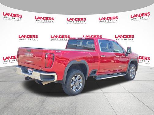 Volcanic Red 2025 GMC Sierra 1500 SLT