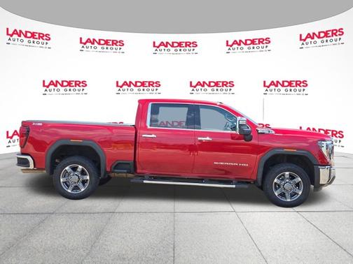 Volcanic Red 2025 GMC Sierra 1500 SLT
