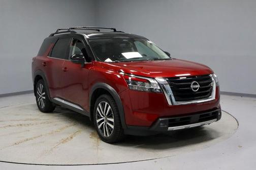 Red 2 Tone 2022 Nissan Pathfinder Platinum
