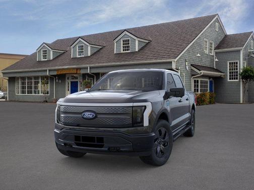Black Metallic 2025 Ford F-150 Lightning Flash