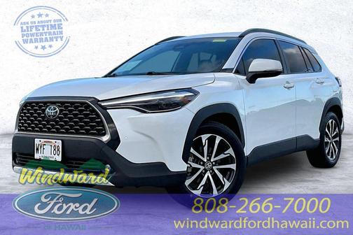 White 2023 Toyota Corolla Cross XLE