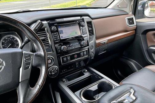 White 2018 Nissan Titan Platinum Reserve