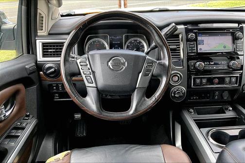 White 2018 Nissan Titan Platinum Reserve