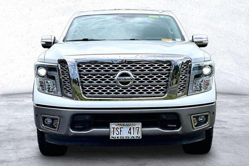 White 2018 Nissan Titan Platinum Reserve