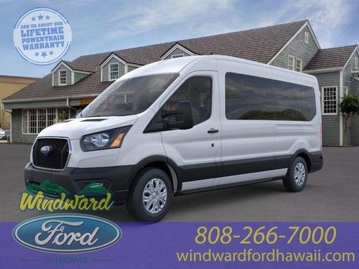 Oxford White 2025 Ford Transit-350 XL