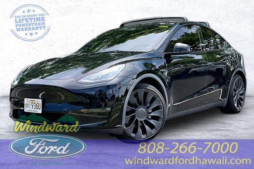 Black 2022 Tesla Model Y Long Range