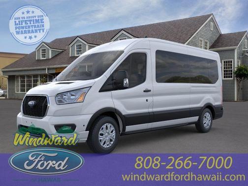 Oxford White 2025 Ford Transit-350 XLT