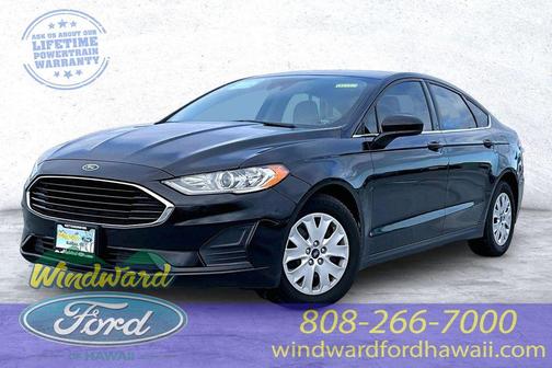 Black Metallic 2020 Ford Fusion S