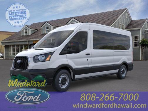 Oxford White 2025 Ford Transit-350 XL