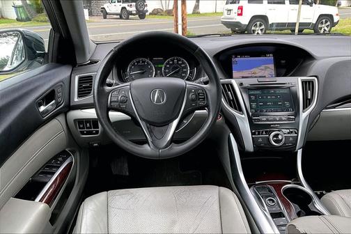 White 2015 Acura TLX V6 Tech