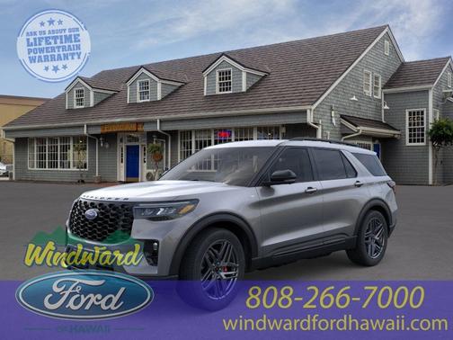 Gray Metallic 2026 Ford Explorer ST-Line