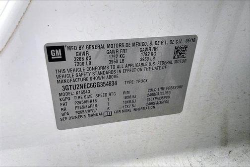 2016 GMC Sierra 1500 SLT