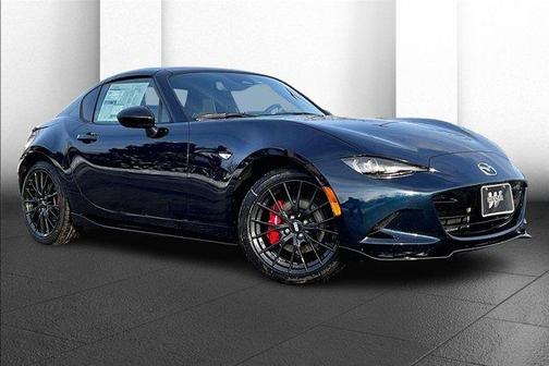 Deep Crystal Blue Mica 2025 Mazda MX-5 Miata RF Club Convertible