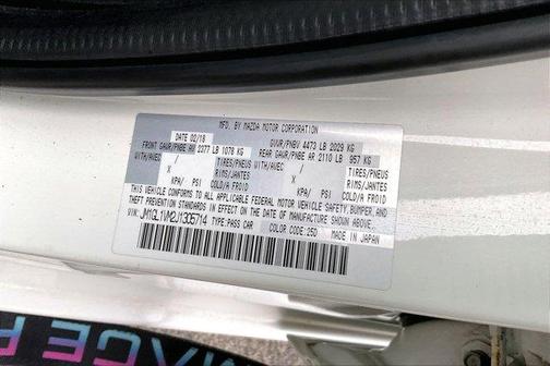 2018 Mazda Mazda6 Touring