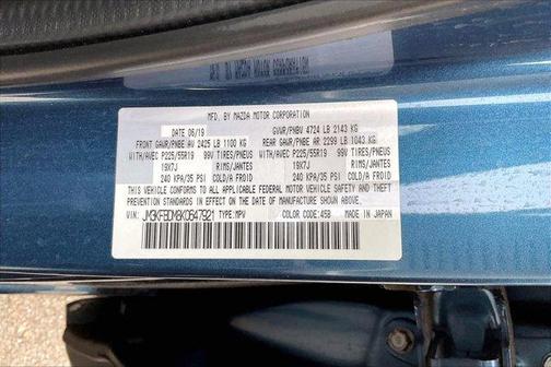 Eternal Blue Mica 2019 Mazda CX-5 Grand Touring