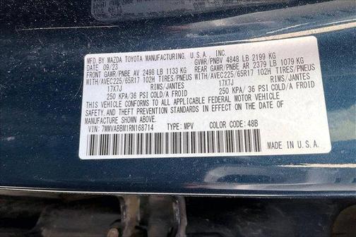 Ingot Blue Metallic 2024 Mazda CX-50 2.5 S Preferred Package
