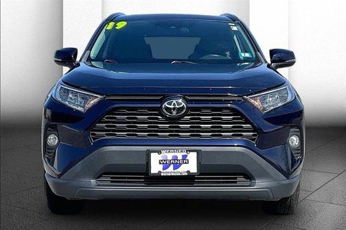Blue 2019 Toyota RAV4 XLE