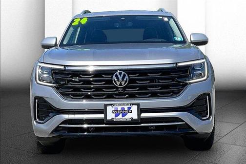 Silver Bird Metallic 2024 Volkswagen Atlas 2.0T SEL Premium R-Line