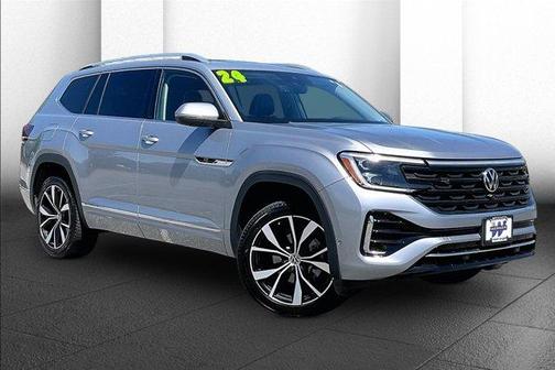 Silver Bird Metallic 2024 Volkswagen Atlas 2.0T SEL Premium R-Line