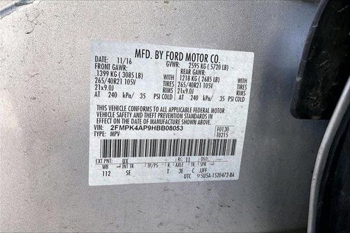 2017 Ford Edge Sport