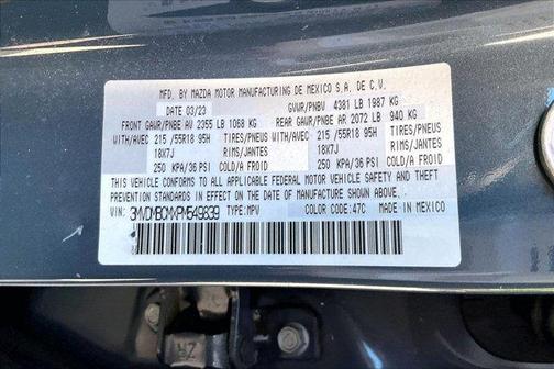 Polymetal Gray Metallic 2023 Mazda CX-30 2.5 S Carbon Edition