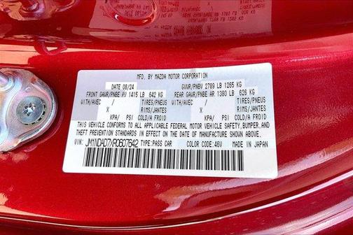 Soul Red Crystal Metallic 2024 Mazda MX-5 Miata Grand Touring