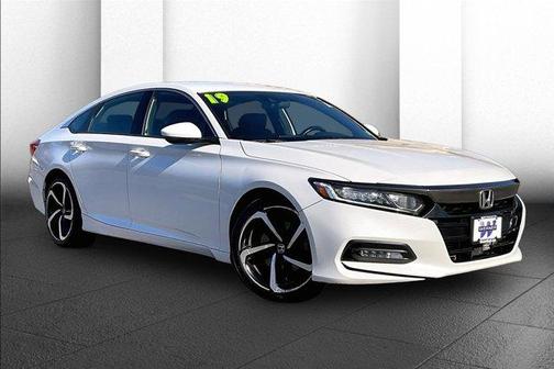 White 2019 Honda Accord Sport