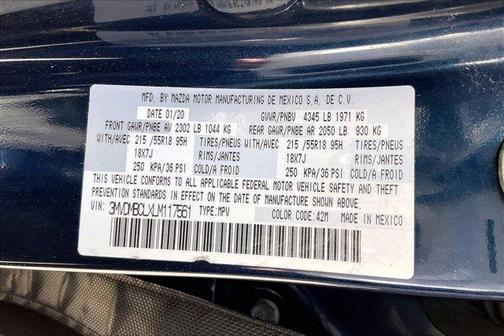 Deep Crystal Blue Mica 2020 Mazda CX-30 Select