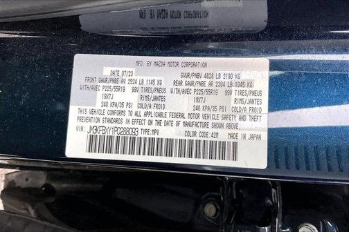 Deep Crystal Blue Mica 2023 Mazda CX-5 2.5 Turbo Signature