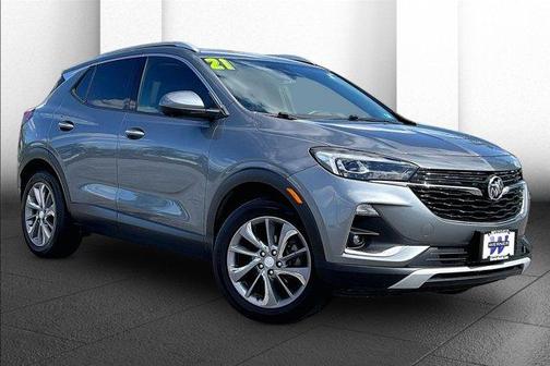Blue 2021 Buick Encore GX Essence