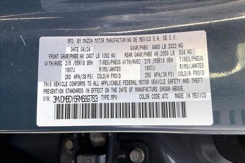 Polymetal Gray Metallic 2024 Mazda CX-30 2.5 Turbo Premium Package