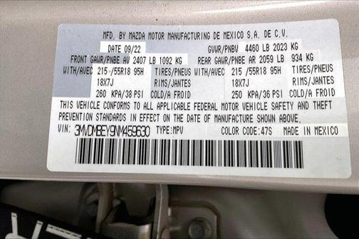 2022 Mazda CX-30 2.5 Turbo Premium Plus Package