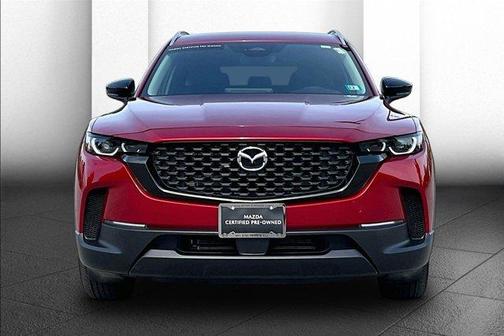 Soul Red Crystal Metallic 2025 Mazda CX-50 Hybrid Preferred Package