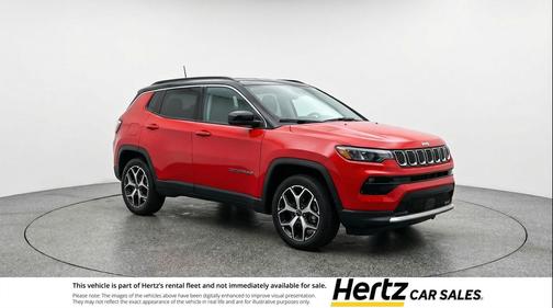 Red Hot Pearlcoat 2025 Jeep Compass Limited