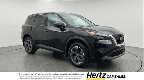 Super Black 2025 Nissan Rogue SV