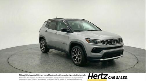 Silver Zynith Metallic Clearcoat 2025 Jeep Compass Limited
