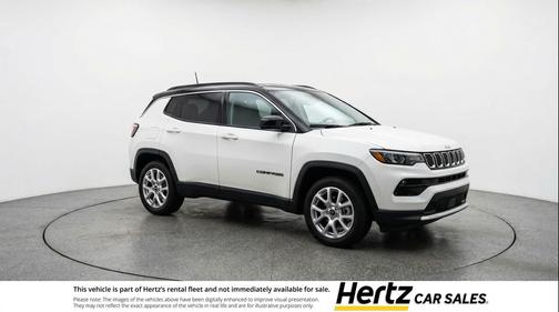 Bright White Clearcoat 2025 Jeep Compass Limited