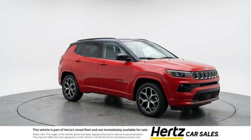 Red Hot Pearlcoat 2025 Jeep Compass Limited