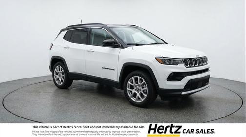 Bright White Clearcoat 2025 Jeep Compass Limited