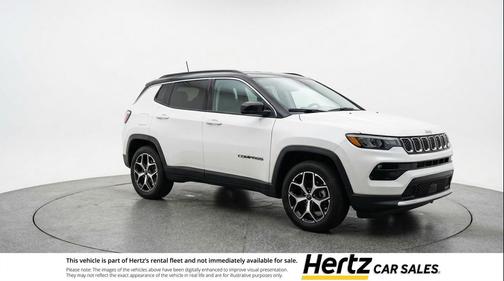 Bright White Clearcoat 2025 Jeep Compass Limited