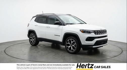 Bright White Clearcoat 2025 Jeep Compass Limited