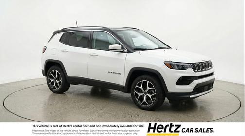 Bright White Clearcoat 2025 Jeep Compass Limited