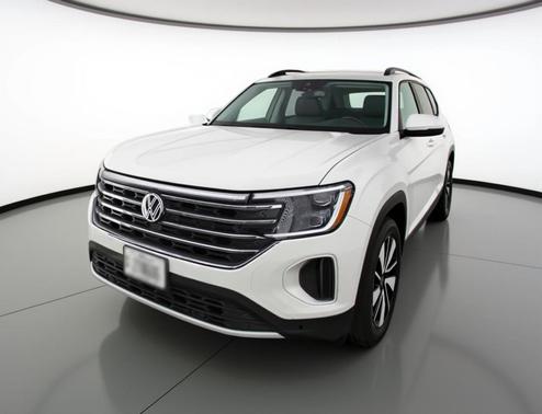 Pure White 2025 Volkswagen Atlas 2.0T SE w/Technology 4MOTION