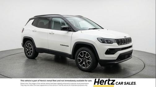 Bright White Clearcoat 2025 Jeep Compass Trailhawk