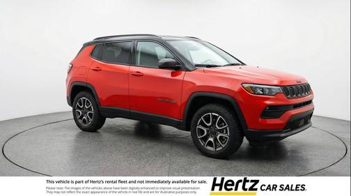 Red Hot Pearlcoat 2025 Jeep Compass Trailhawk